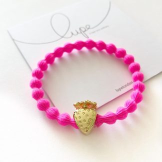 LUPE Gold Strawberry Neon Pink