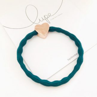LUPE Rose Gold Heart Teal