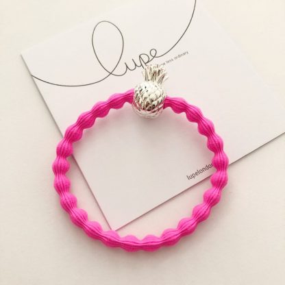LUPE Silver Pineapple Neon Pink