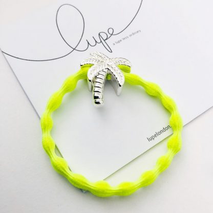 LUPE Silver Palm Tree Neon Lime