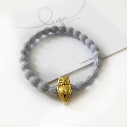 Lupe Owl Gold Light Grey