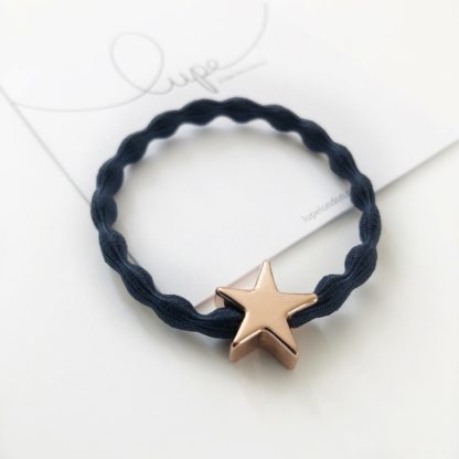 Lupe Star Rose Gold Navy