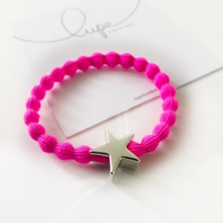 Lupe Star Silver Neon Pink