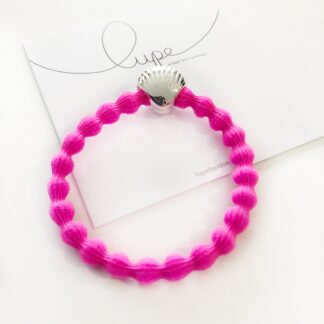 Lupe Shell Silver Neon Pink